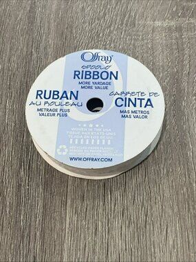 Offray Spoolo’ Ribbon White